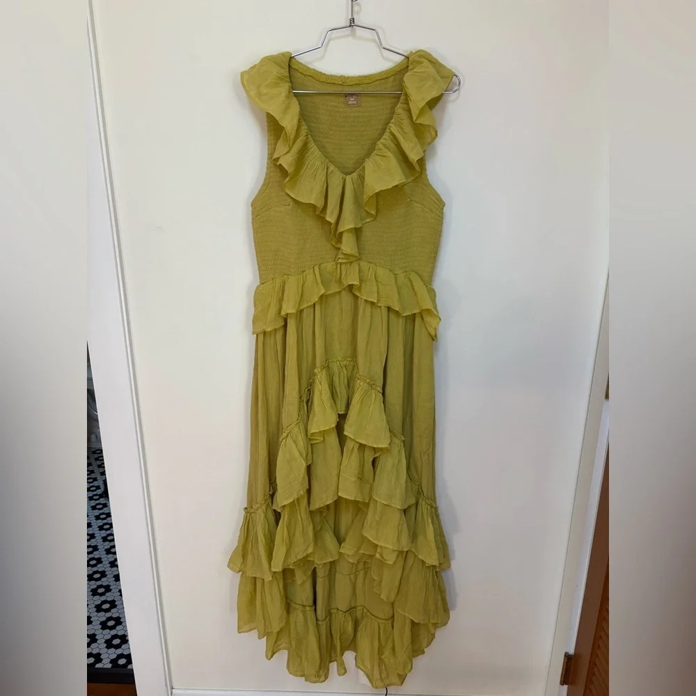 NWOT Free People Free-est Sunsational Midi Dress Size Medium